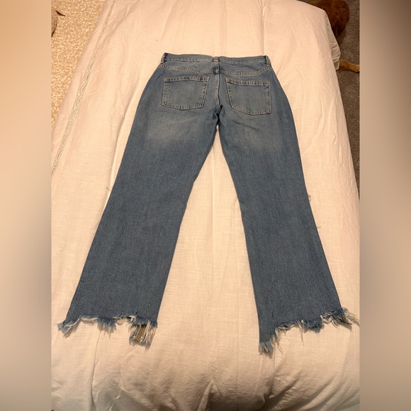 Free People Maggie Mid-Rise Straight-Leg Jeans - Picture 6 of 6